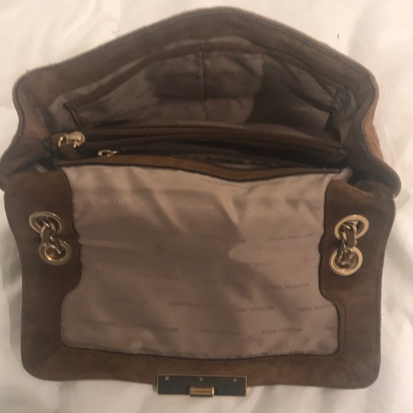 Michael Kors Tan Suede Bag - Picture 2 of 2